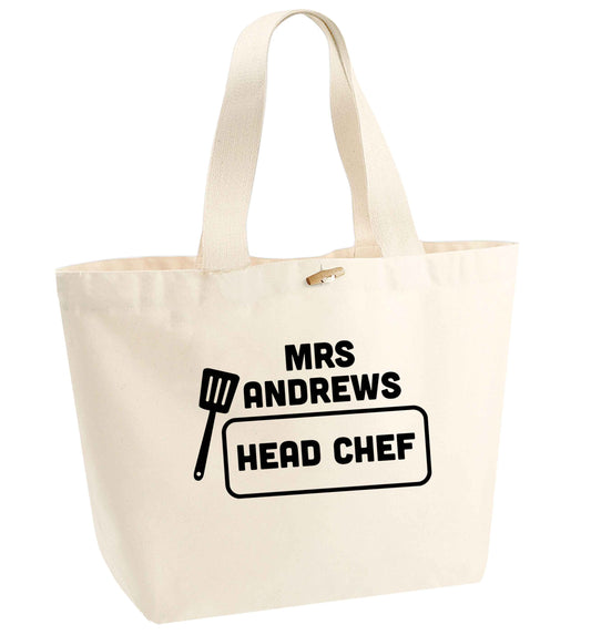 Perfect wedding guest favours or hen party gifts! Personalised bridal floral wreath designs, any name, any role! organic cotton premium tote bag with wooden toggle in natural