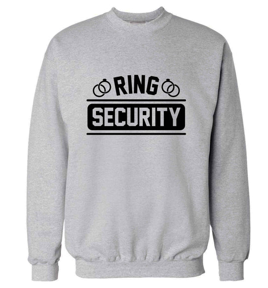 Perfect wedding guest favours or hen party gifts! Personalised bridal floral wreath designs, any name, any role! adult's unisex grey sweater 2XL