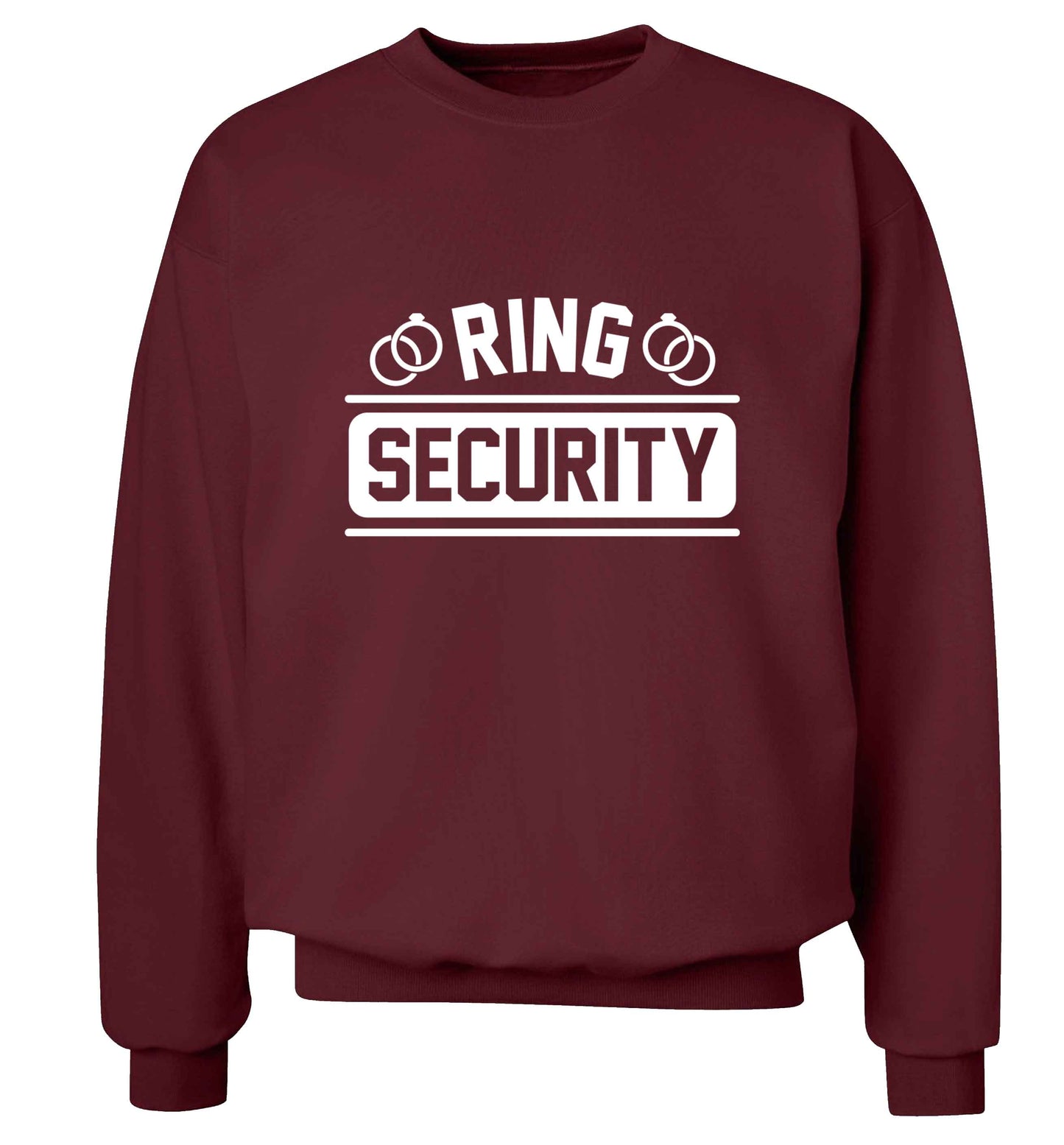 Perfect wedding guest favours or hen party gifts! Personalised bridal floral wreath designs, any name, any role! adult's unisex maroon sweater 2XL