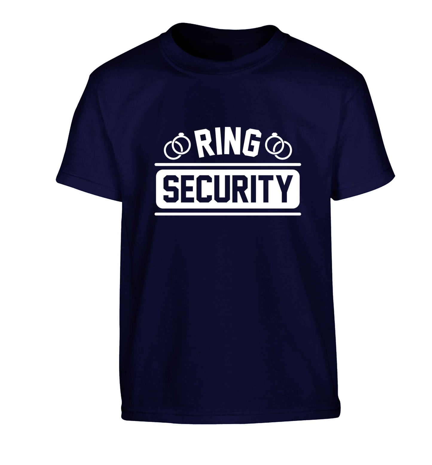 Perfect wedding guest favours or hen party gifts! Personalised bridal floral wreath designs, any name, any role! Children's navy Tshirt 12-13 Years