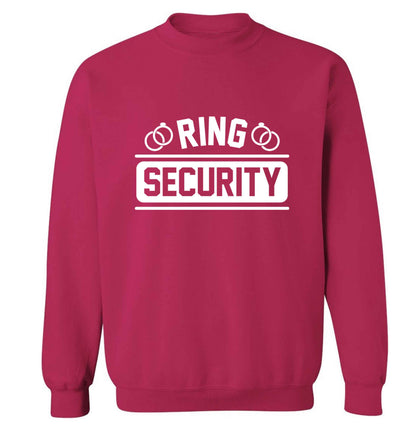 Perfect wedding guest favours or hen party gifts! Personalised bridal floral wreath designs, any name, any role! adult's unisex pink sweater 2XL