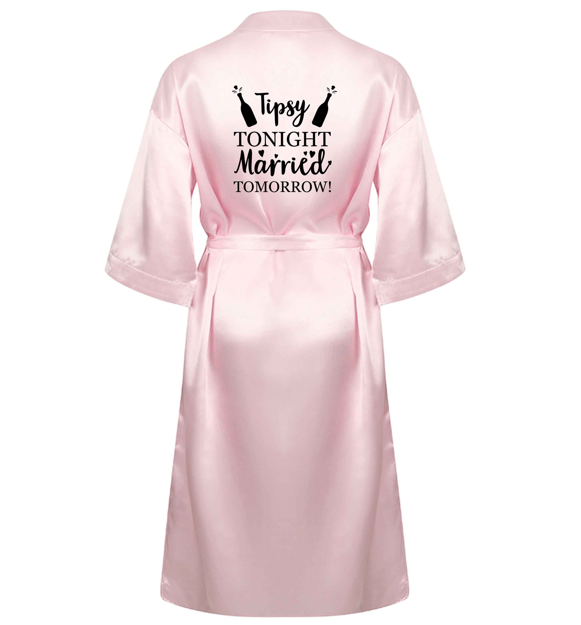 Personalised wedding thank you's Mr and Mrs wedding and date! Ideal wedding favours! XL/XXL pink  ladies dressing gown size 16/18