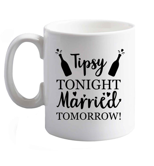 10 oz Personalised wedding thank you's Mr and Mrs wedding and date! Ideal wedding favours!   ceramic mug right handed