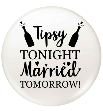 Personalised wedding thank you's Mr and Mrs wedding and date! Ideal wedding favours! small 25mm Pin badge