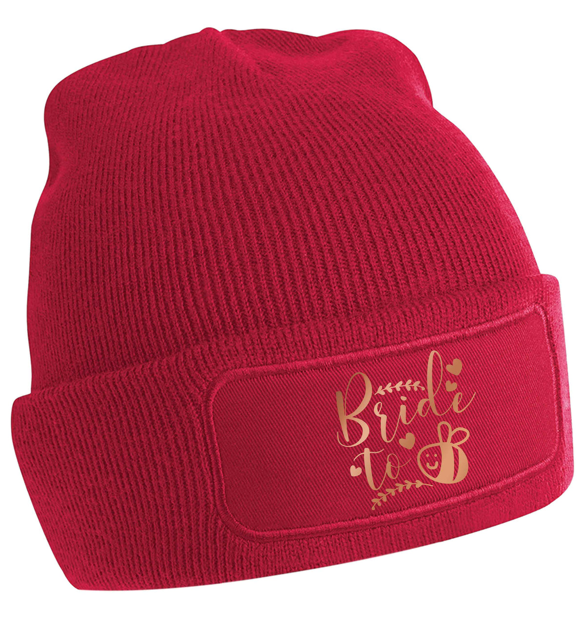 Who doesn't love a cute little bee pun! Because we certainly do! Ideal for brides to bee!  beanie hat