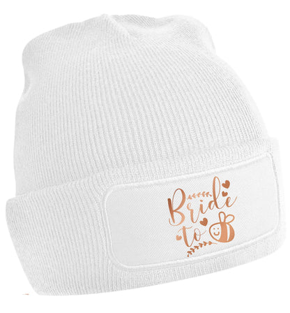 Rose gold bride to bee | Beanie hat