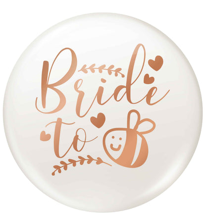 Who doesn't love a cute little bee pun! Because we certainly do! Ideal for brides to bee!  small 25mm Pin badge