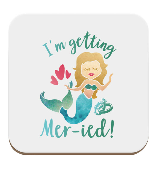 Personalised wedding thank you's Mr and Mrs wedding and date! Ideal wedding favours! set of four coasters