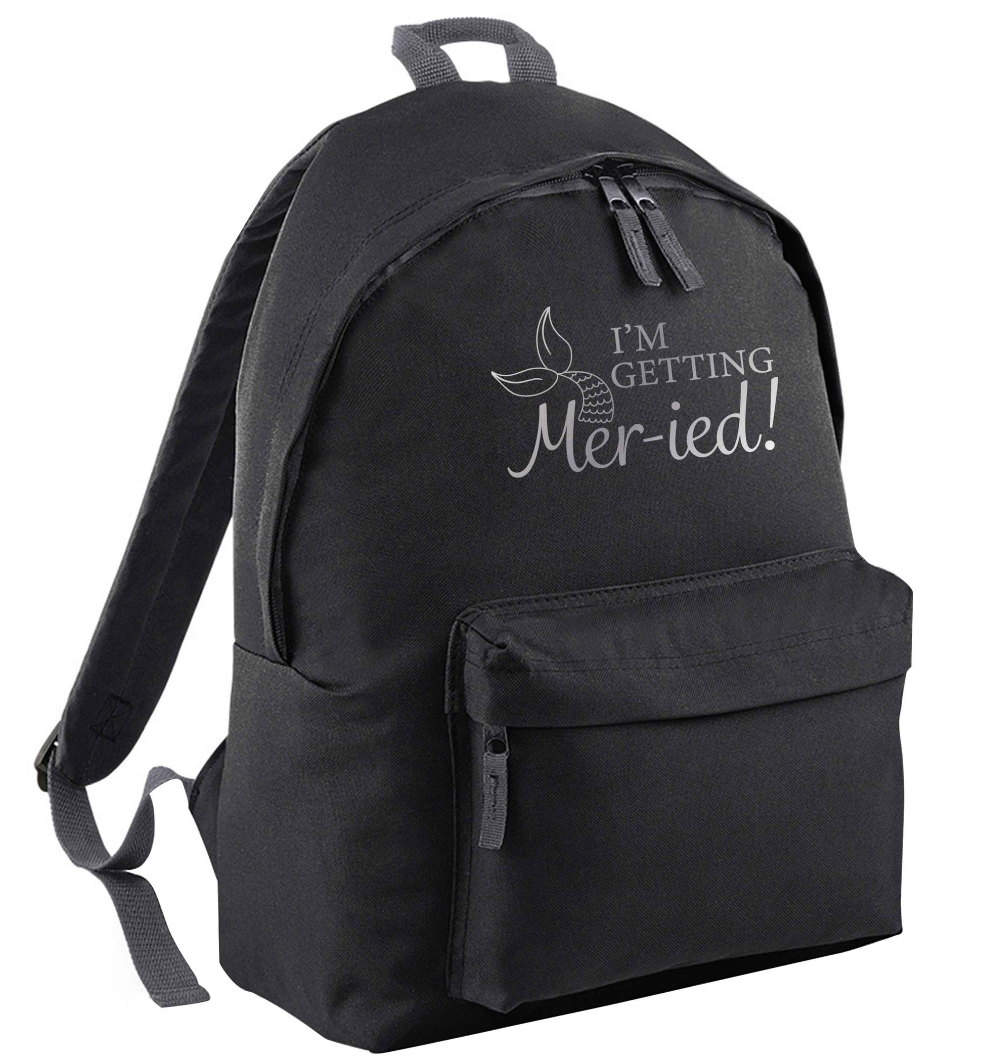 Personalised wedding thank you's Mr and Mrs wedding and date! Ideal wedding favours! black adults backpack