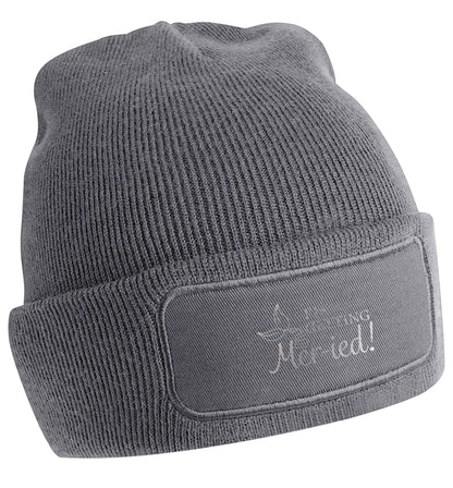 I'm getting mer-ied! Metallic silver | Beanie hat