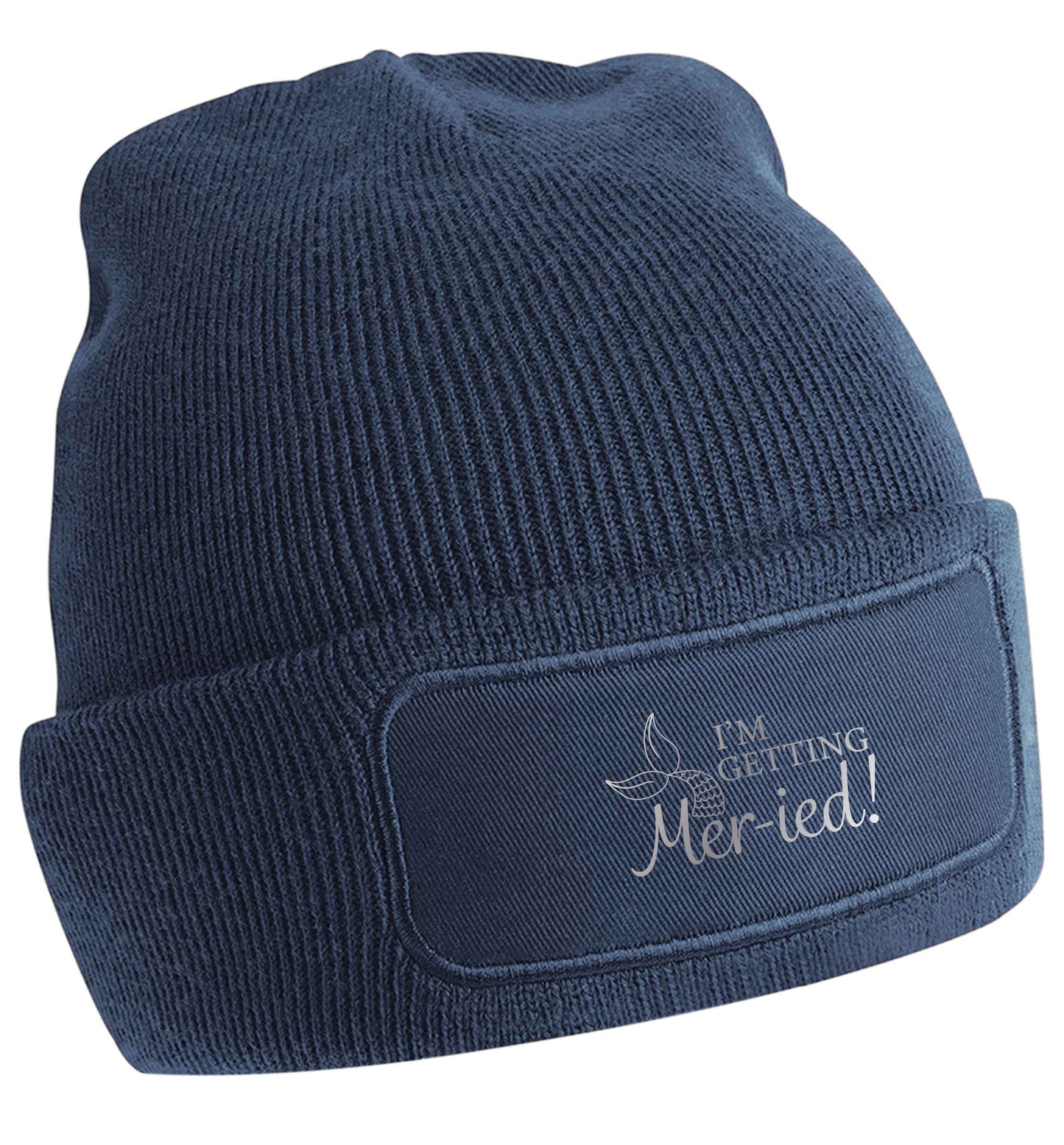 I'm getting mer-ied! Metallic silver | Beanie hat