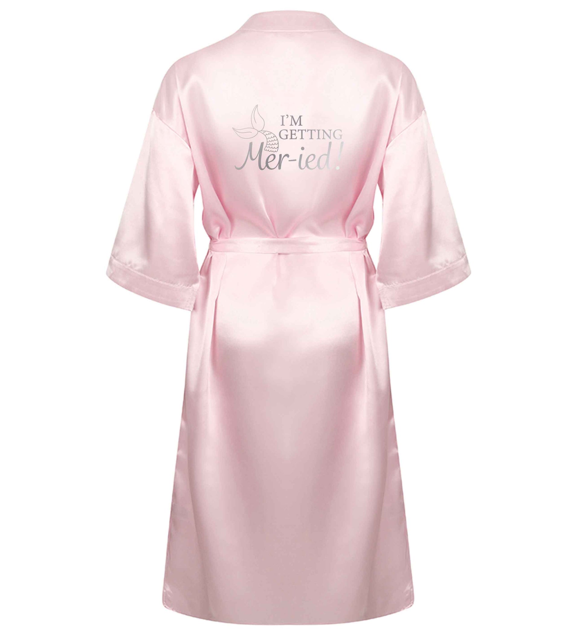 Personalised wedding thank you's Mr and Mrs wedding and date! Ideal wedding favours! XL/XXL pink  ladies dressing gown size 16/18