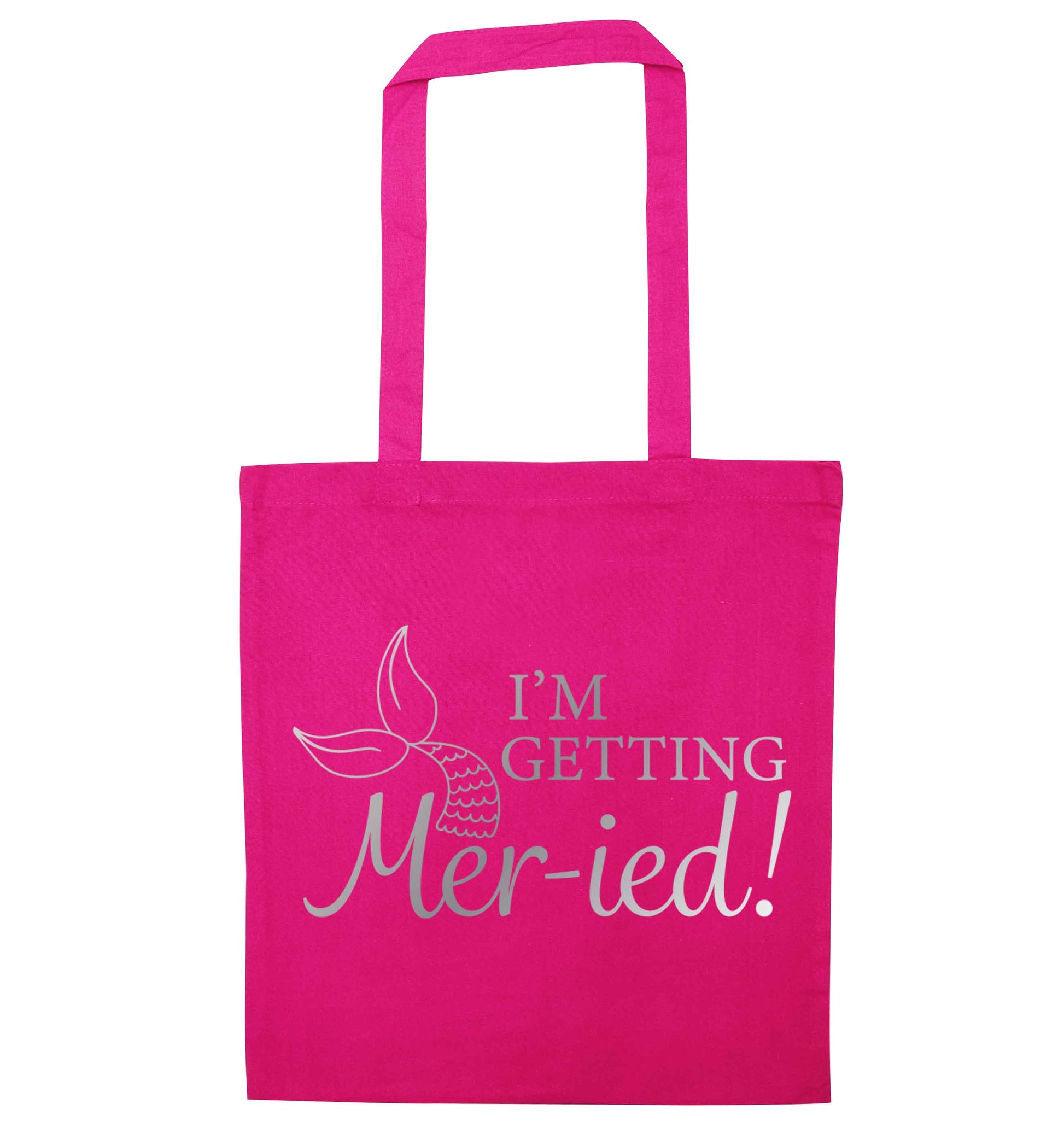Personalised wedding thank you's Mr and Mrs wedding and date! Ideal wedding favours! pink tote bag