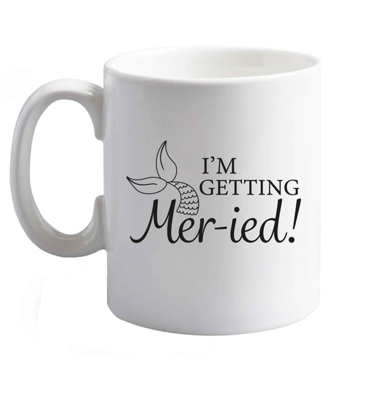 10 oz Personalised wedding thank you's Mr and Mrs wedding and date! Ideal wedding favours!   ceramic mug right handed