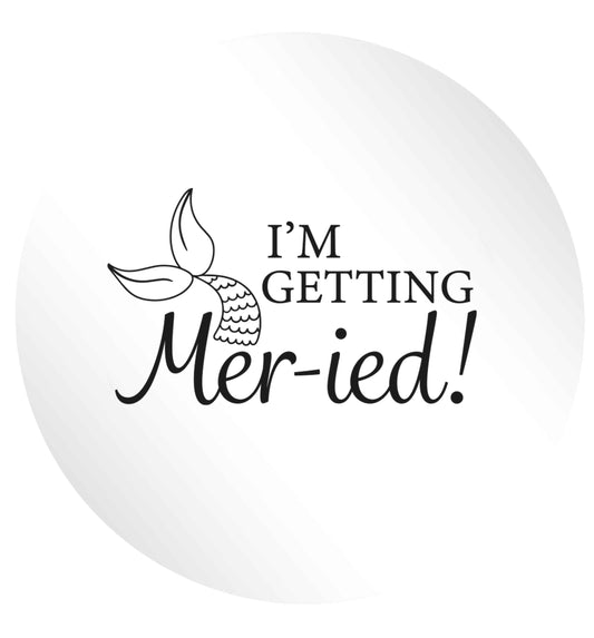 Personalised wedding thank you's Mr and Mrs wedding and date! Ideal wedding favours! 24 @ 45mm matt circle stickers