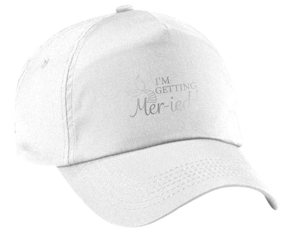 I'm getting mer-ied! Metallic silver | Baseball Cap