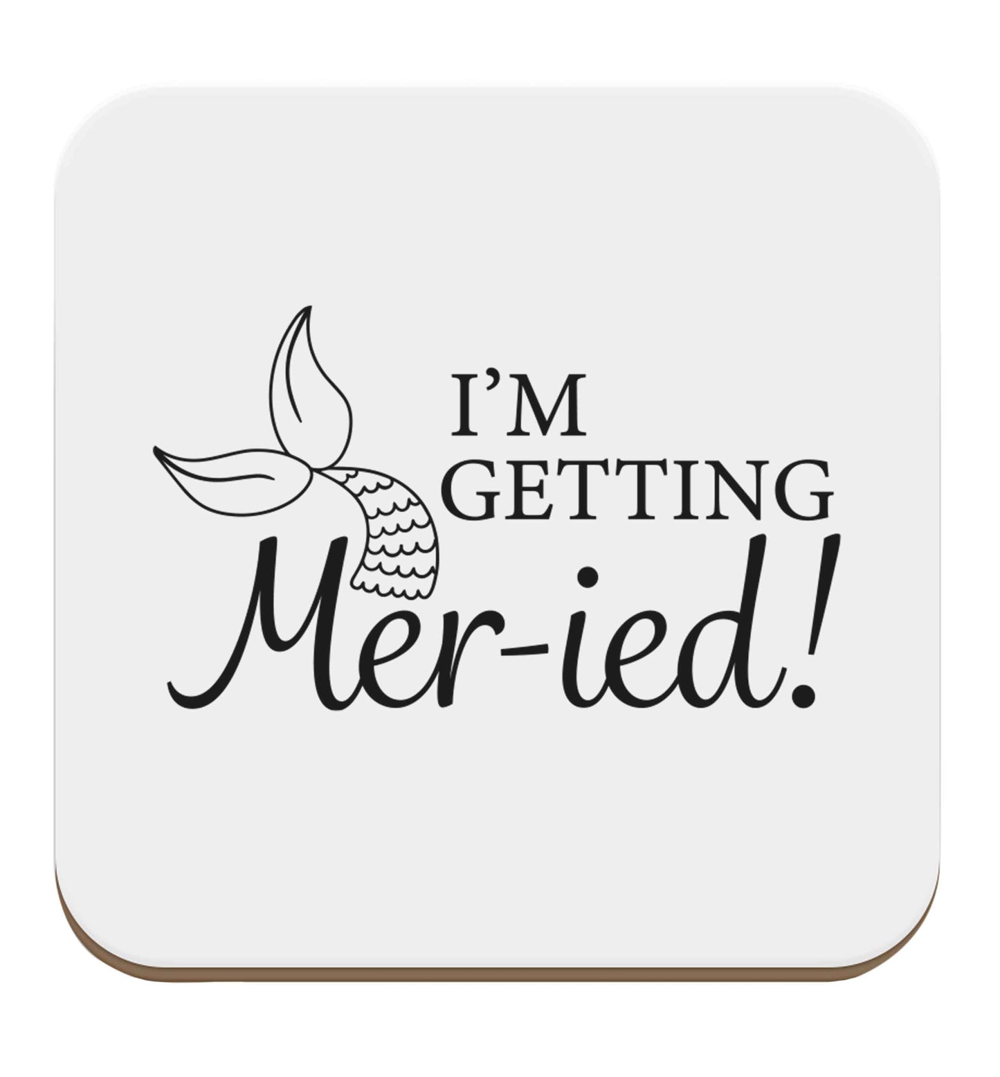 Personalised wedding thank you's Mr and Mrs wedding and date! Ideal wedding favours! set of four coasters