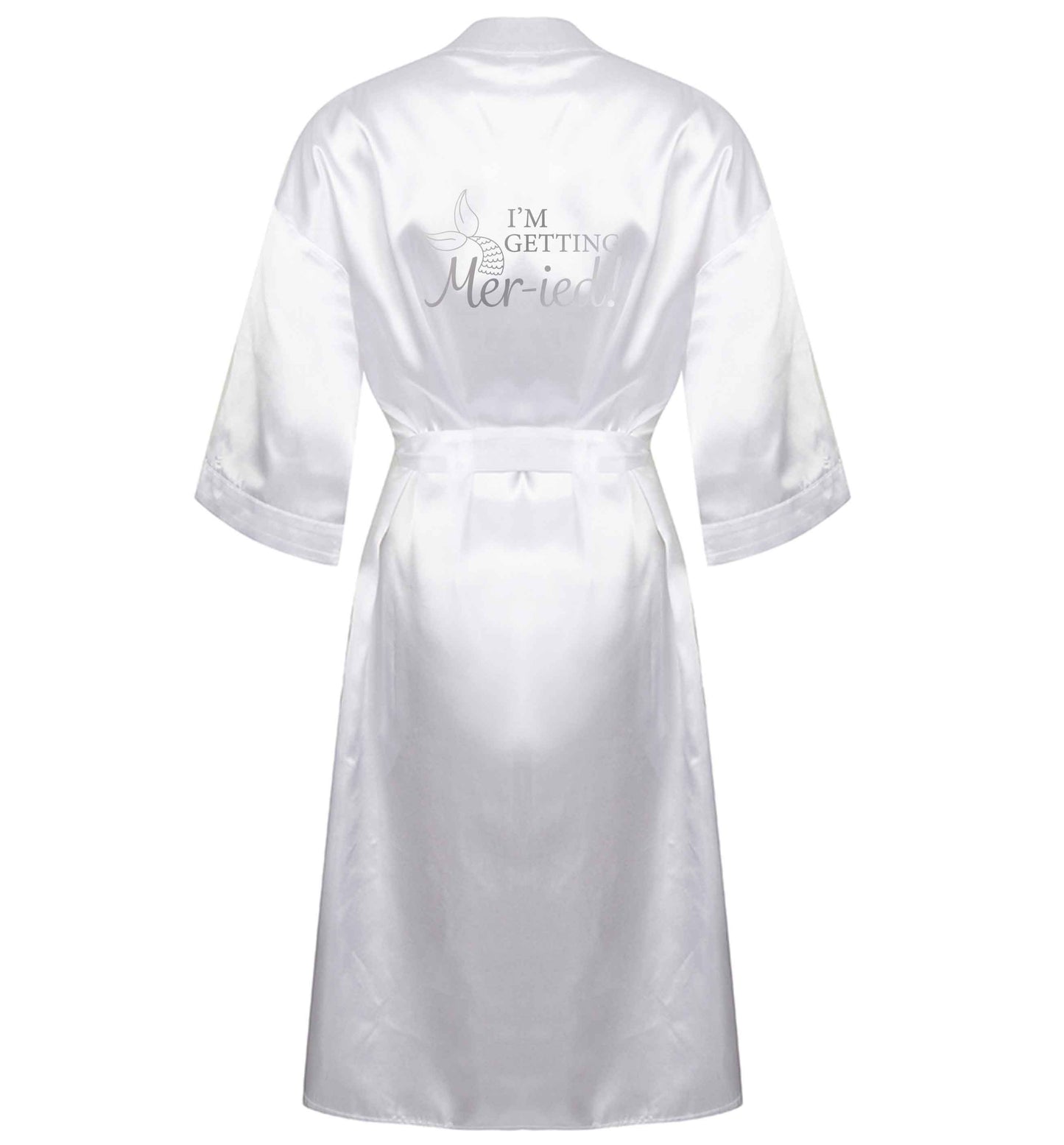 Personalised wedding thank you's Mr and Mrs wedding and date! Ideal wedding favours! XL/XXL white ladies dressing gown size 16/18