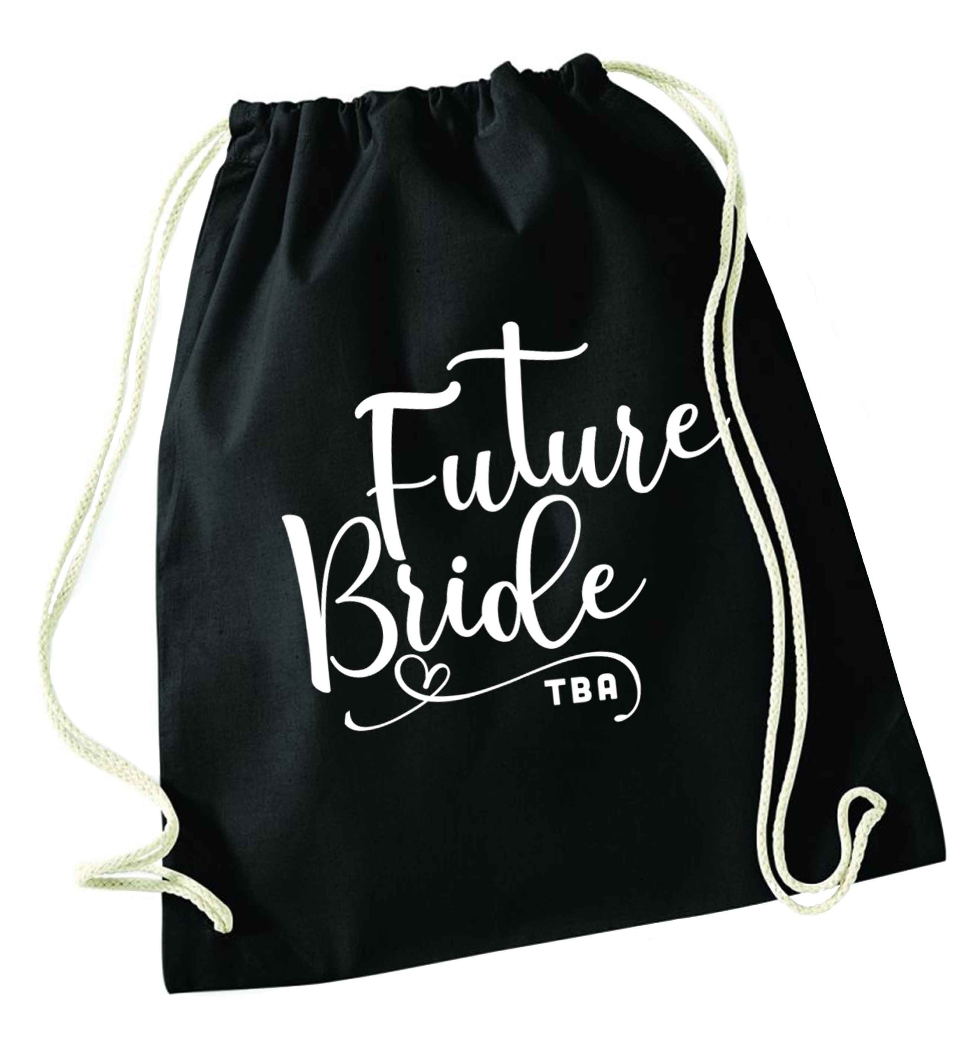 Has your wedding been postponed or delayed?Just another reason to party even HARDER!  black drawstring bag