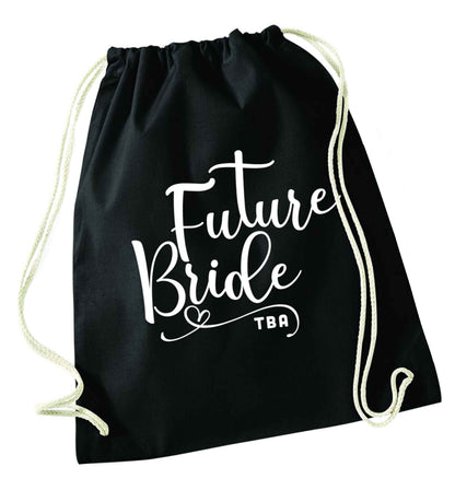 Has your wedding been postponed or delayed?Just another reason to party even HARDER!  black drawstring bag