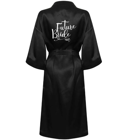 Has your wedding been postponed or delayed?Just another reason to party even HARDER!  XL/XXL black ladies dressing  gown size 16/18