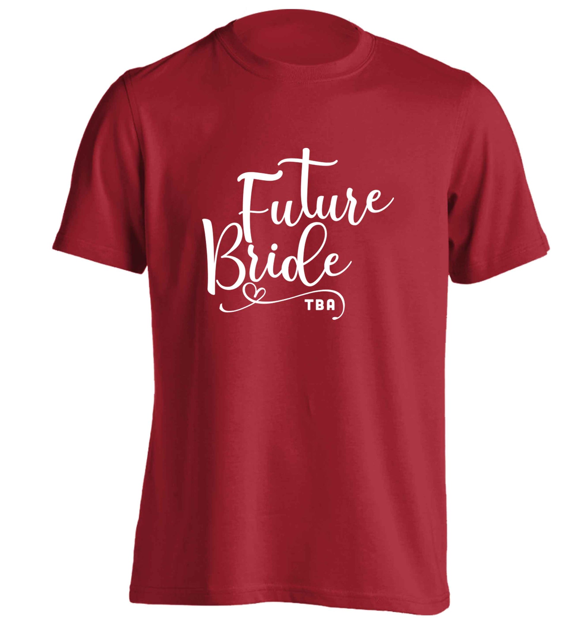 Has your wedding been postponed or delayed?Just another reason to party even HARDER!  adults unisex red Tshirt 2XL