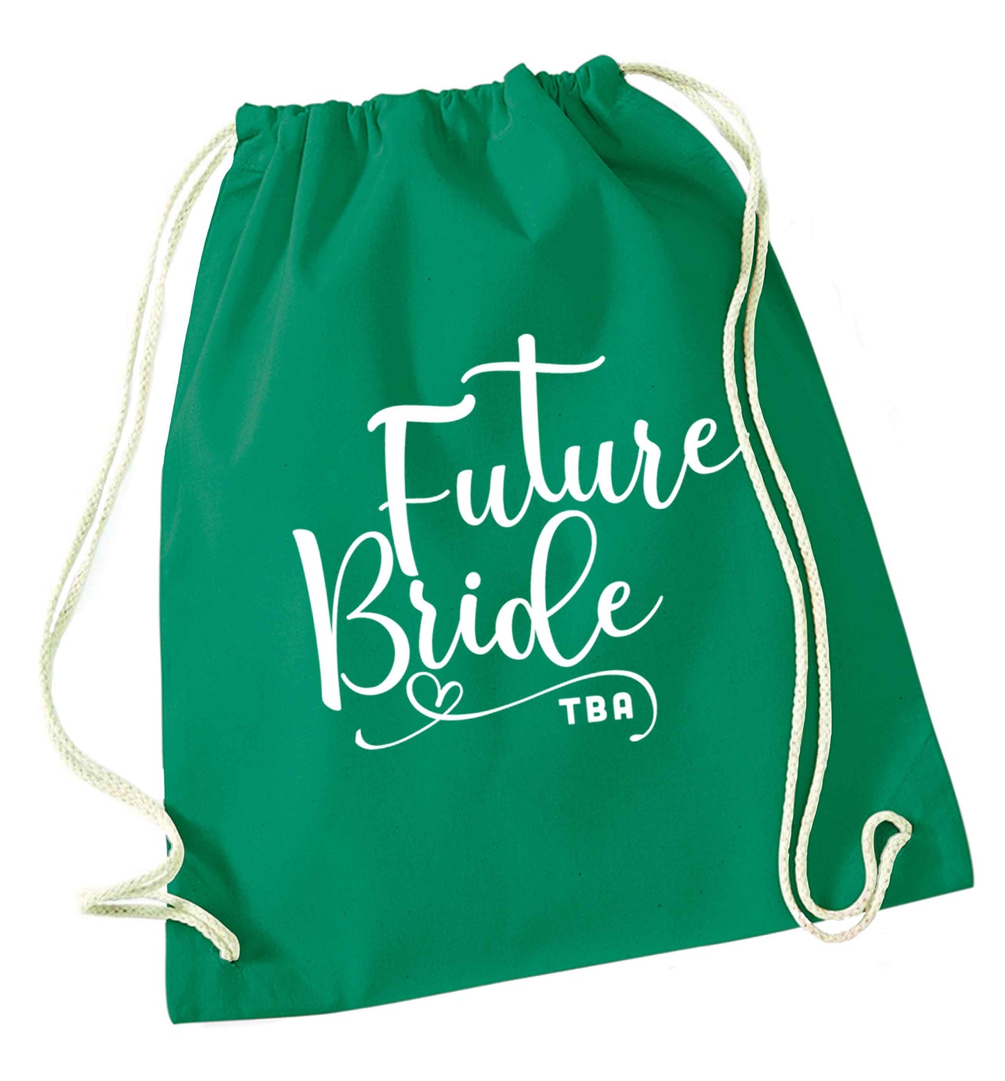 Has your wedding been postponed or delayed?Just another reason to party even HARDER!  green drawstring bag
