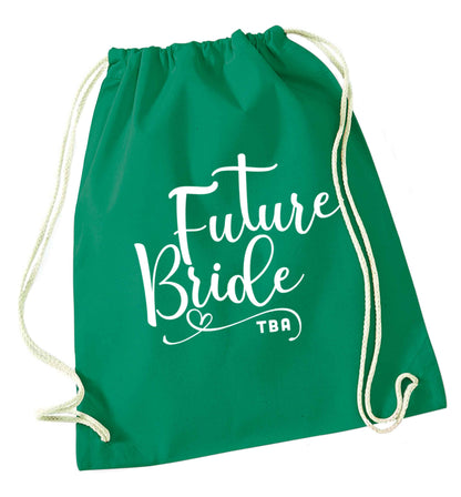 Has your wedding been postponed or delayed?Just another reason to party even HARDER!  green drawstring bag