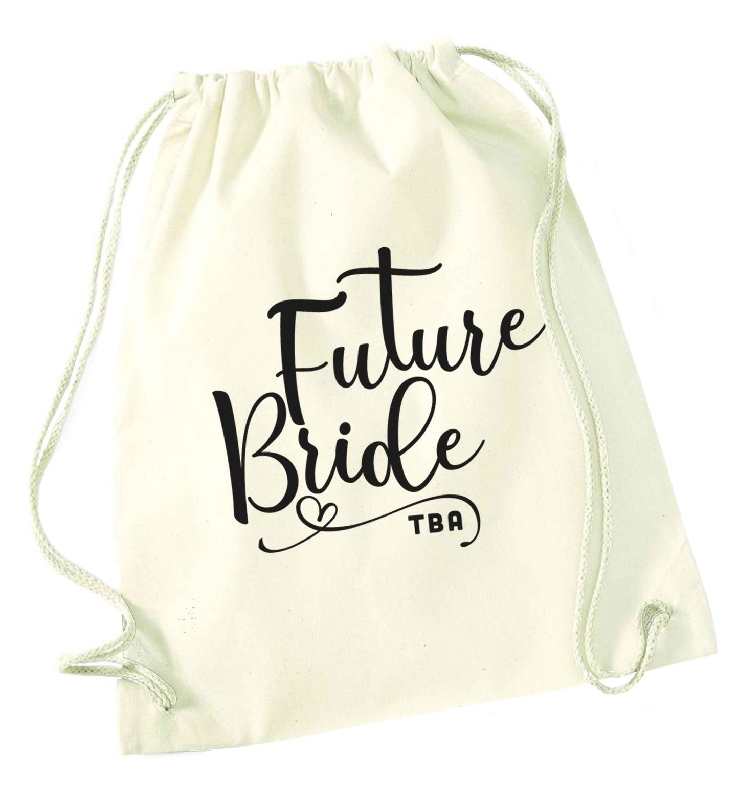 Has your wedding been postponed or delayed?Just another reason to party even HARDER!  natural drawstring bag