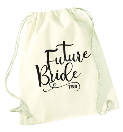 Has your wedding been postponed or delayed?Just another reason to party even HARDER!  natural drawstring bag