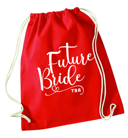 Has your wedding been postponed or delayed?Just another reason to party even HARDER!  red drawstring bag 