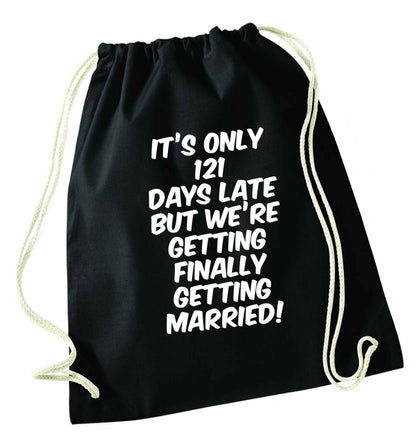 Personalised wedding thank you's Mr and Mrs wedding and date! Ideal wedding favours! black drawstring bag