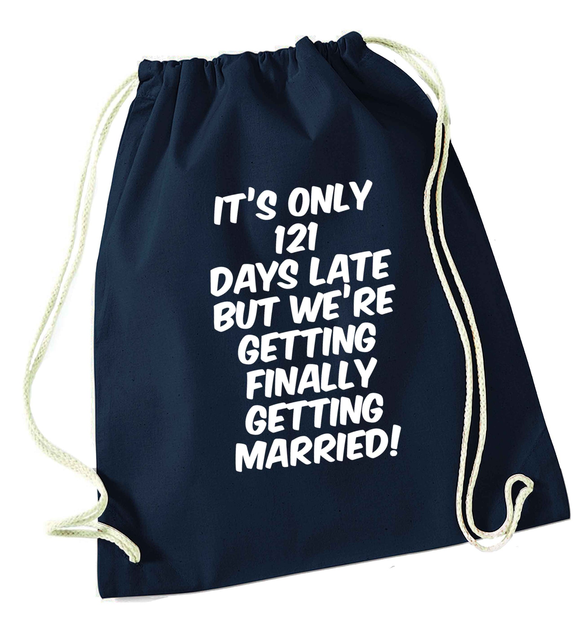 Personalised wedding thank you's Mr and Mrs wedding and date! Ideal wedding favours! navy drawstring bag