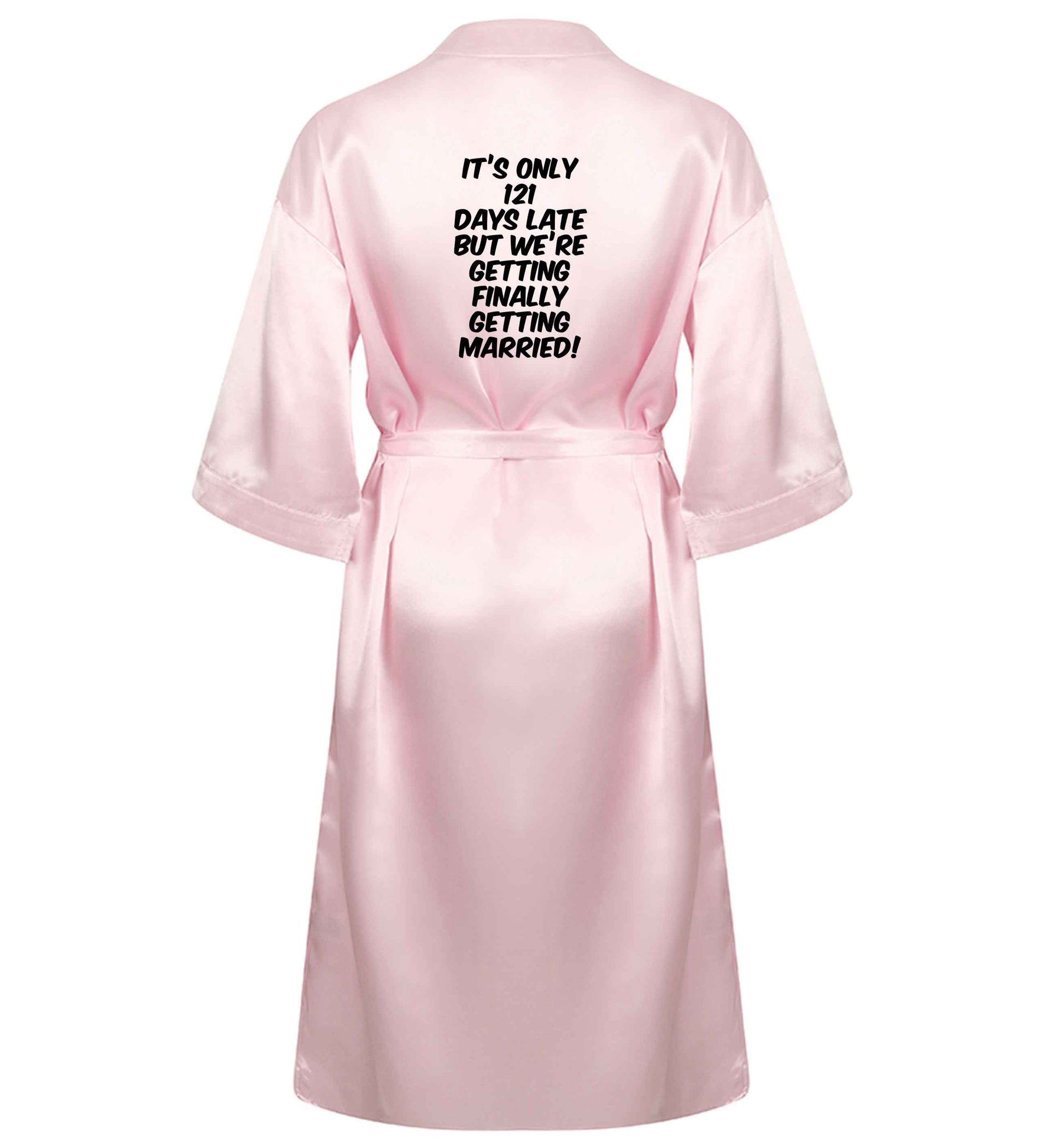 Personalised wedding thank you's Mr and Mrs wedding and date! Ideal wedding favours! XL/XXL pink  ladies dressing gown size 16/18