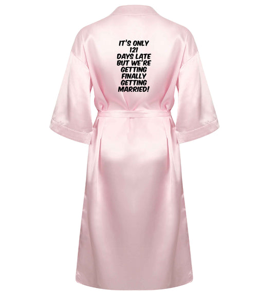 Personalised wedding thank you's Mr and Mrs wedding and date! Ideal wedding favours! XL/XXL pink  ladies dressing gown size 16/18