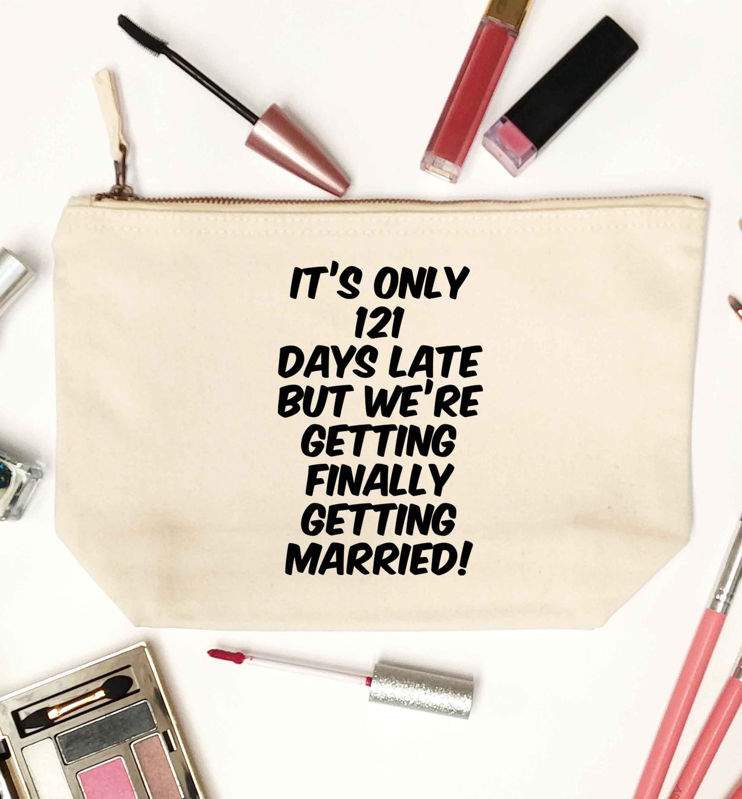 Personalised wedding thank you's Mr and Mrs wedding and date! Ideal wedding favours! natural makeup bag