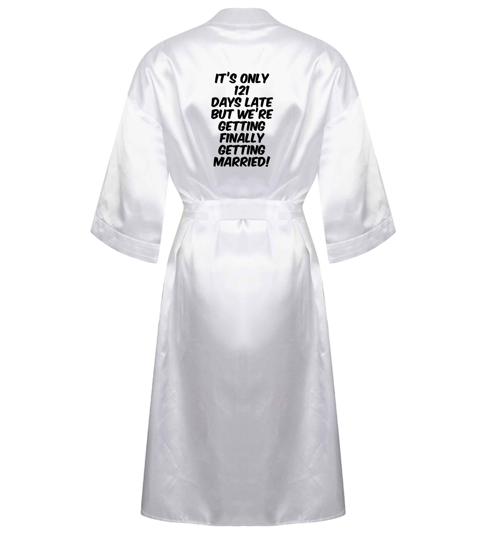 Personalised wedding thank you's Mr and Mrs wedding and date! Ideal wedding favours! XL/XXL white ladies dressing gown size 16/18