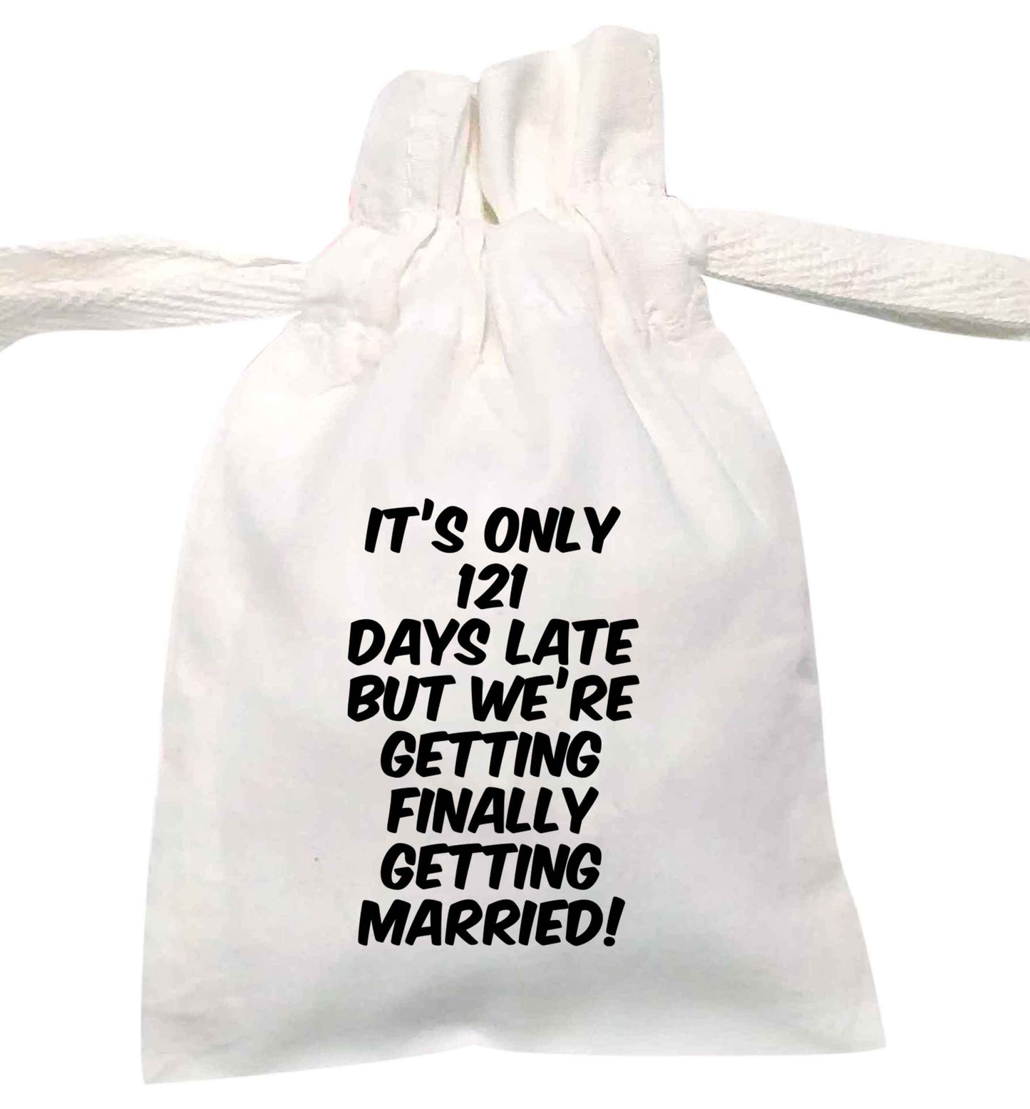 It's only days late but we're finally getting married | XS - L | Pouch / Drawstring bag / Sack | Organic Cotton | Bulk discounts available!