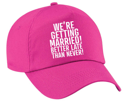 We're getting married! Better late than never! | Baseball Cap