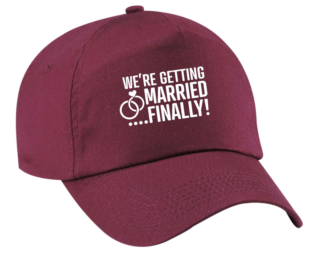 We're getting married finally! | Baseball Cap