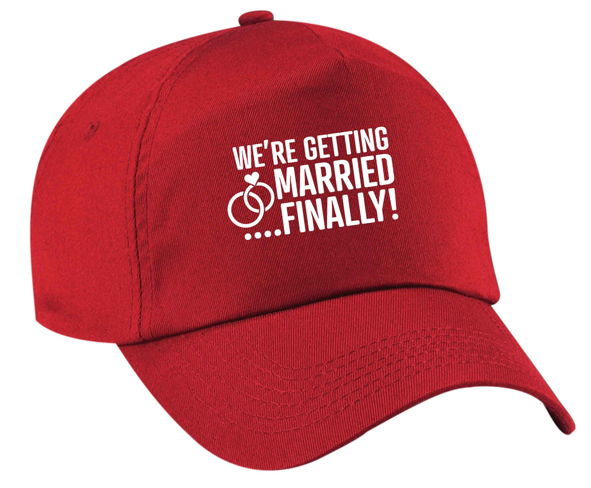 We're getting married finally! | Baseball Cap