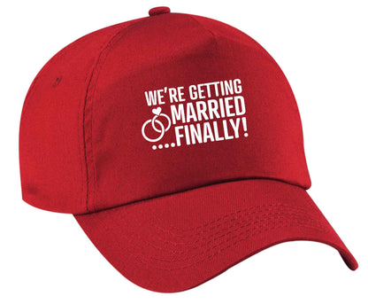 We're getting married finally! | Baseball Cap
