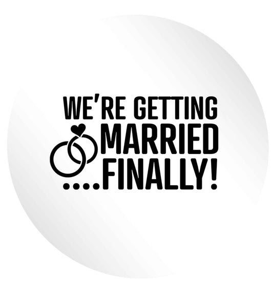 It's been a long wait but it's finally happening! Let everyone know you're celebrating your big day soon! 24 @ 45mm matt circle stickers