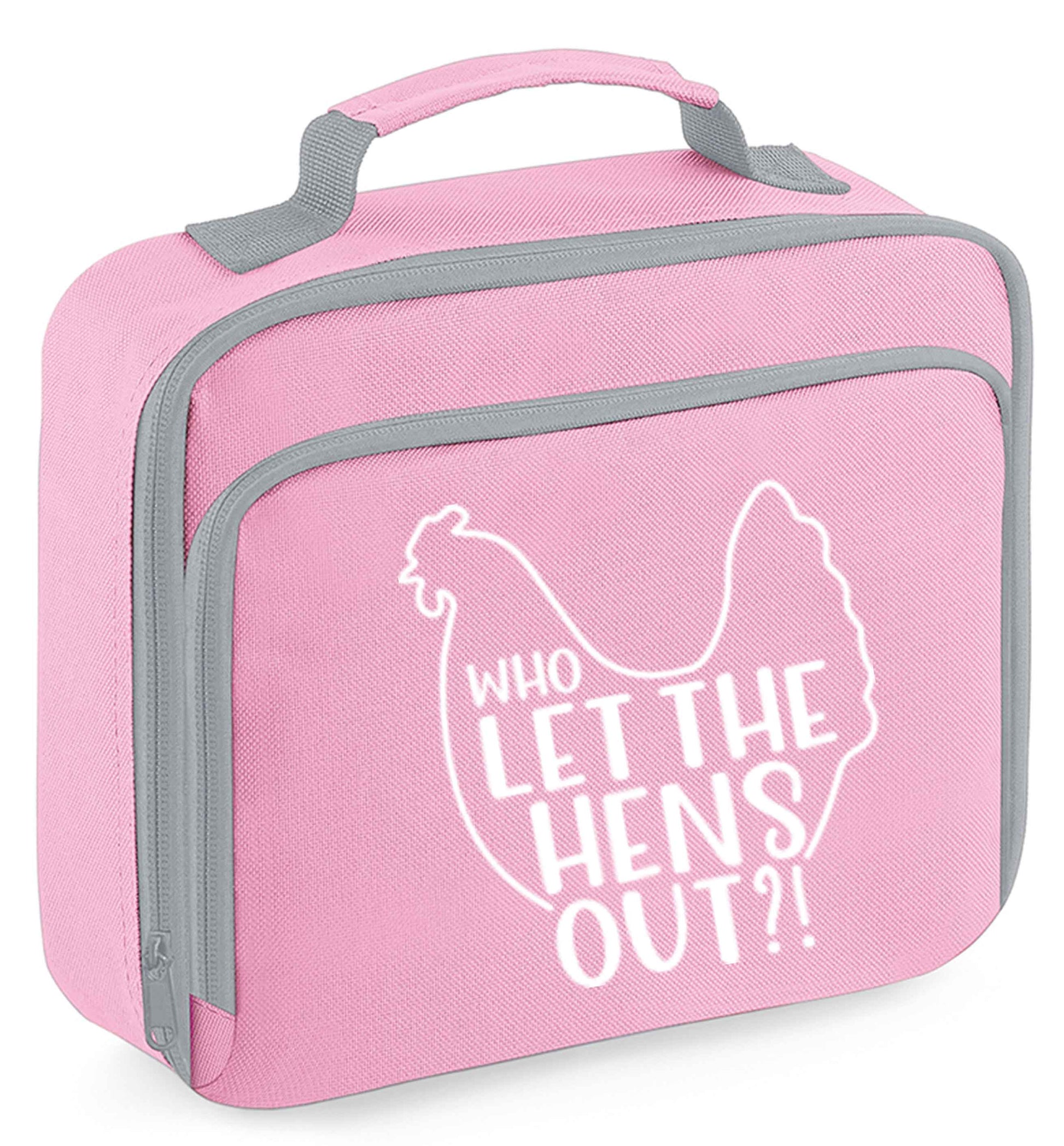 Any tex here insulated pink lunch bag cooler