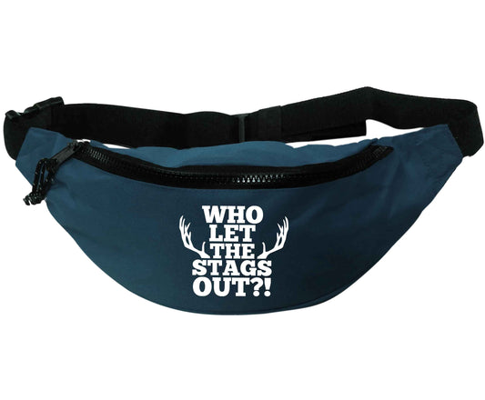 Who let the stags out | Recycled polyester bumbag