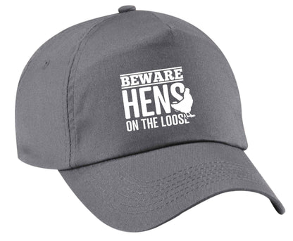 Beware hens on the loose | Baseball Cap