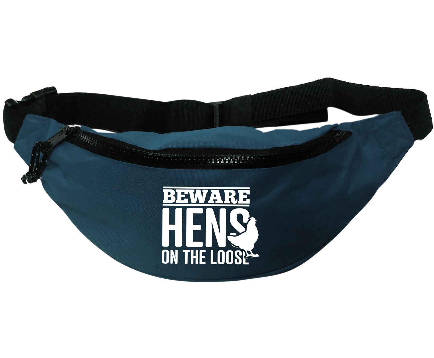 Beware hens on the loose | Recycled polyester bumbag