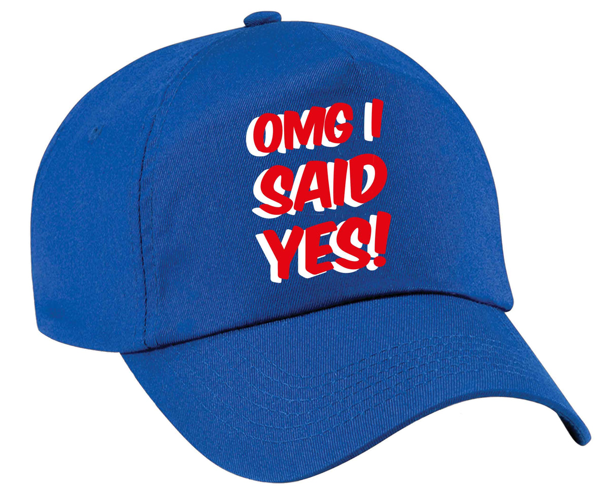 Omg I said yes | Baseball Cap