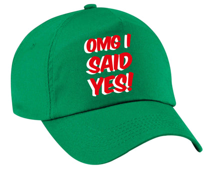 Omg I said yes | Baseball Cap