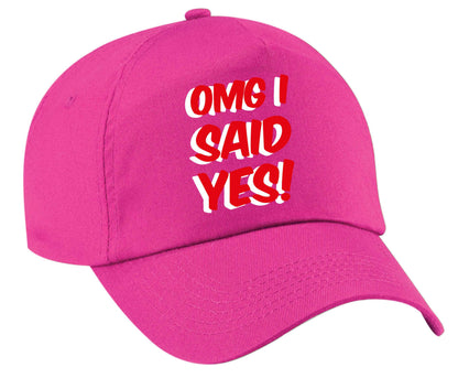 Omg I said yes | Baseball Cap